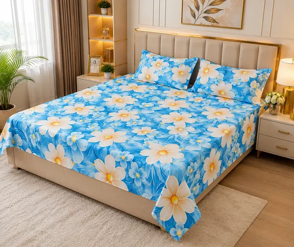 Premium_Floral_Double_Bedsheet_90x90_Inches_with_2_Matching_Pillow_Covers