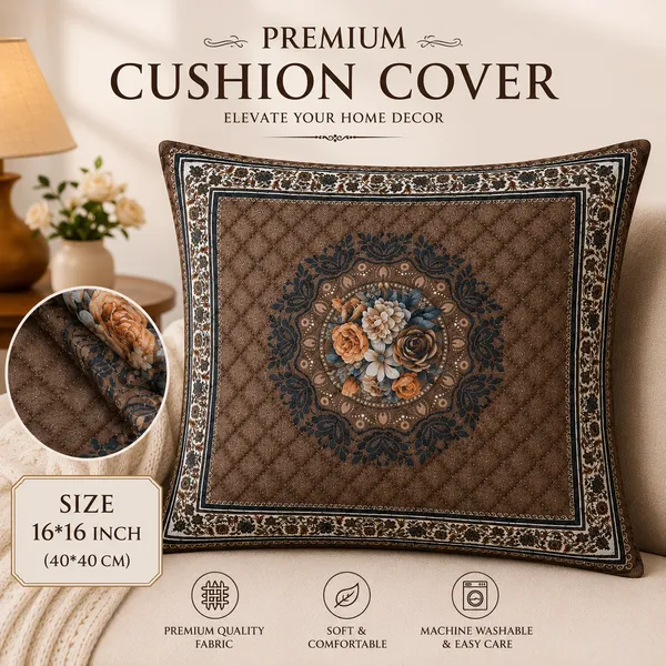 Samstyle_Royal_Brown_Cushion_Cover_Pack_Of_5