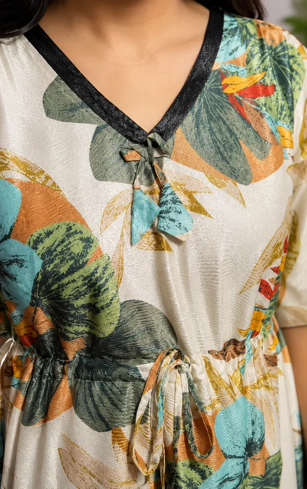Kaftaan_Nighty_Leaves_Pattern