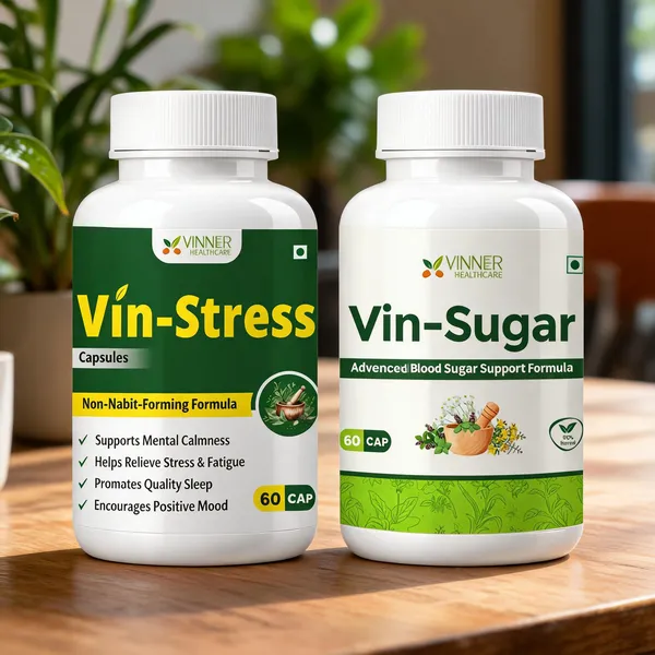 Vin-Stress__And_Vin-Sugar_Herbal_Capsules__-_Pack_Of_2