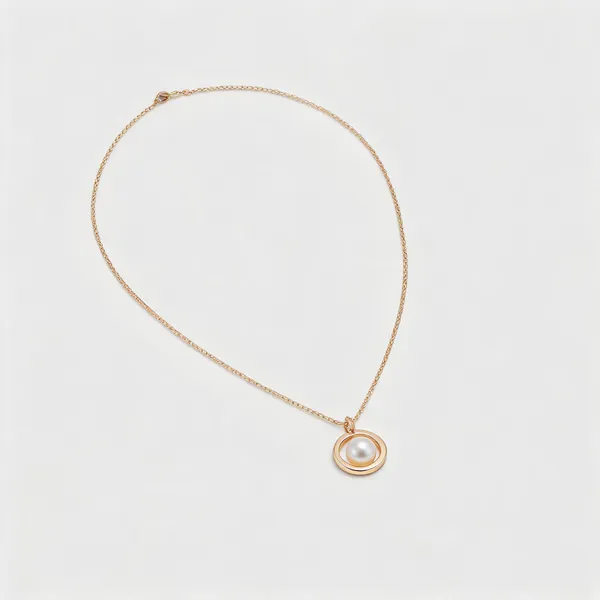 Gold_Tone_Pearl_Pendant_Necklace_For_Women