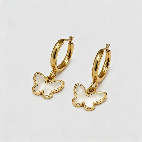 Gold_Tone_Butterfly_Charm_Hoop_Earrings_For_Women