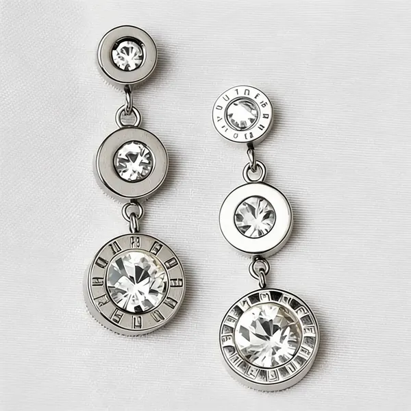 Silver_Tone_Rhinestone_Roman_Numeral_Drop_Earrings_For_Women