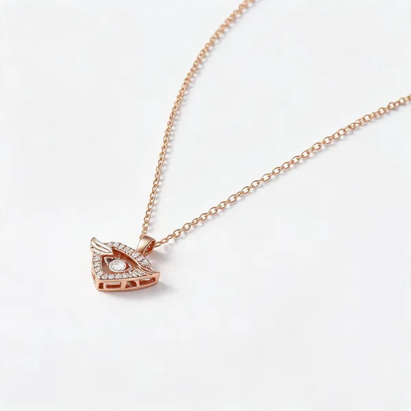 Rose_Gold_Tone_Evil_Eye_Pendant_Necklace_For_Women