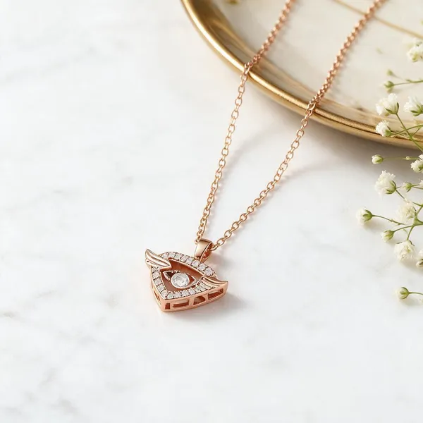 Rose_Gold_Tone_Evil_Eye_Pendant_Necklace_For_Women