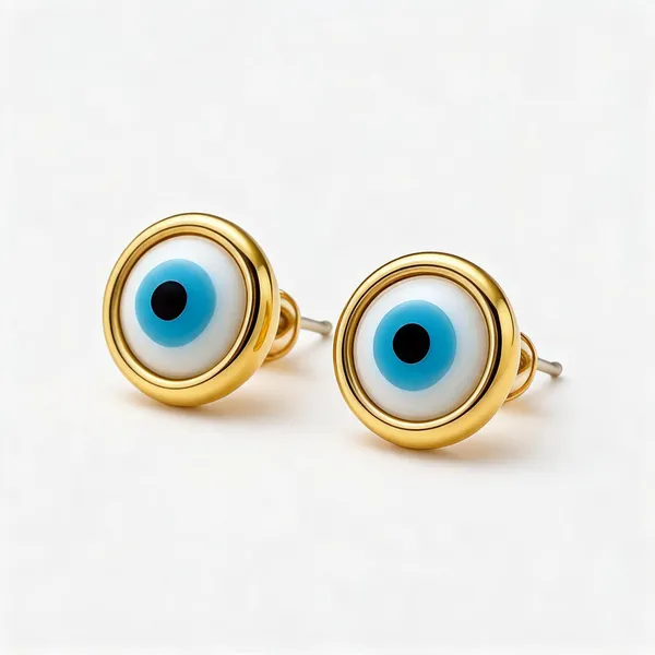 Gold_Tone_Evil_Eye_Stud_Earrings_For_Women