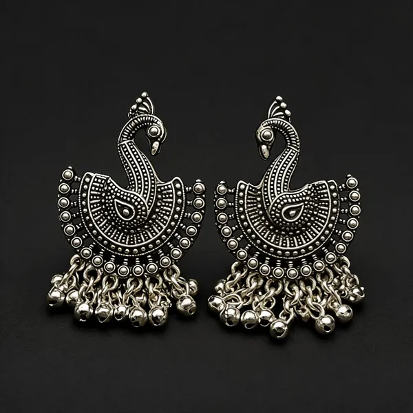 Oxidized_Silver_Tone_Peacock_Embossed_Jhumka_Earrings_For_Women