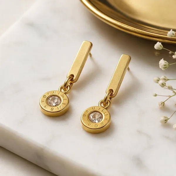Gold_Tone_Crystal_Circle_Drop_Earrings_For_Women