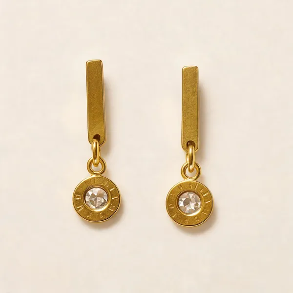 Gold_Tone_Crystal_Circle_Drop_Earrings_For_Women