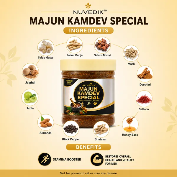 Nuvedik_Majun_Kamdev_Special_Saffron_Musli_Herbal_Paste_For_Men_500_G