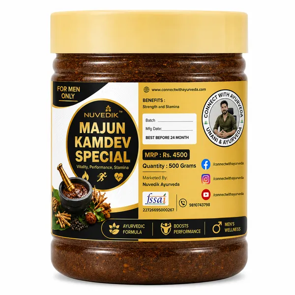 Nuvedik_Majun_Kamdev_Special_Saffron_Musli_Herbal_Paste_For_Men_500_G