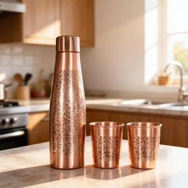 Copper_Bottle_&_Glass_Set_For_Home