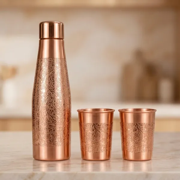 Copper_Bottle_&_Glass_Set_For_Home