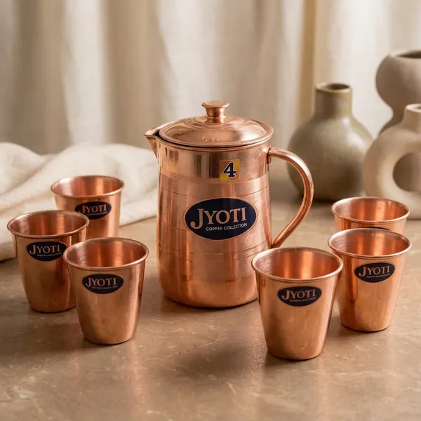 copper_Jug_&_Glass_Set_For_Home