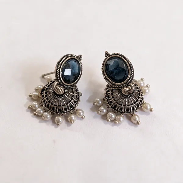 Blue_Metal_Earring_For_Women_Pack_Of_2