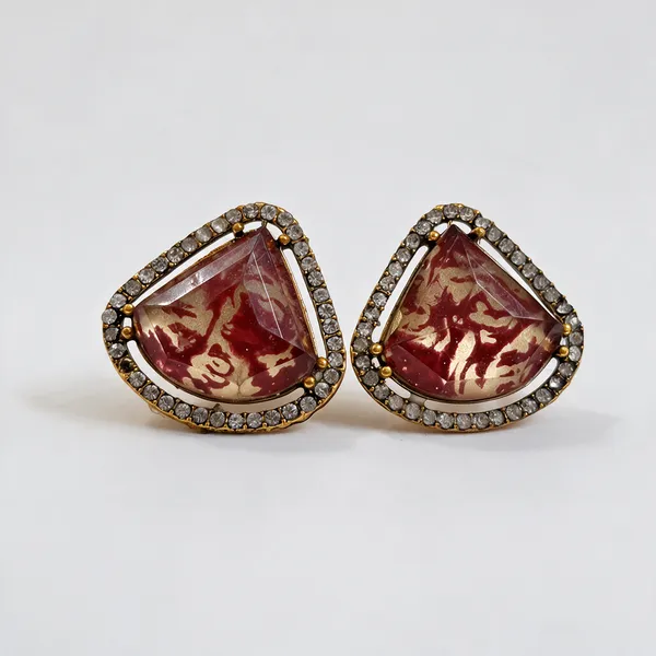 Red_Metal_Earrings_For_Women