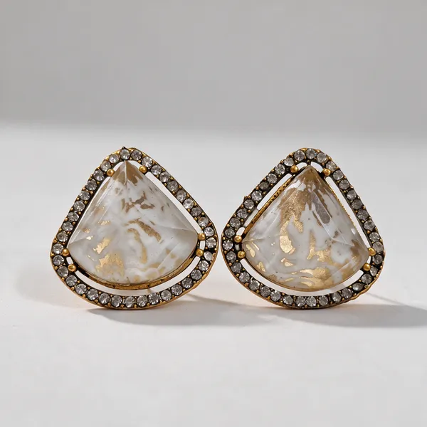 White_Metal_Earrings_For_Women