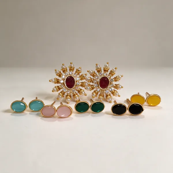 Multicolour_Metal_Earrings_For_Women