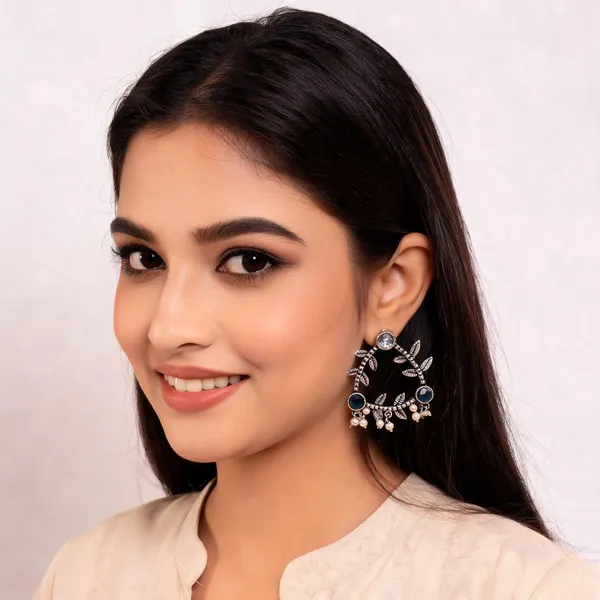 Silver_Metal_Earring_For_Women