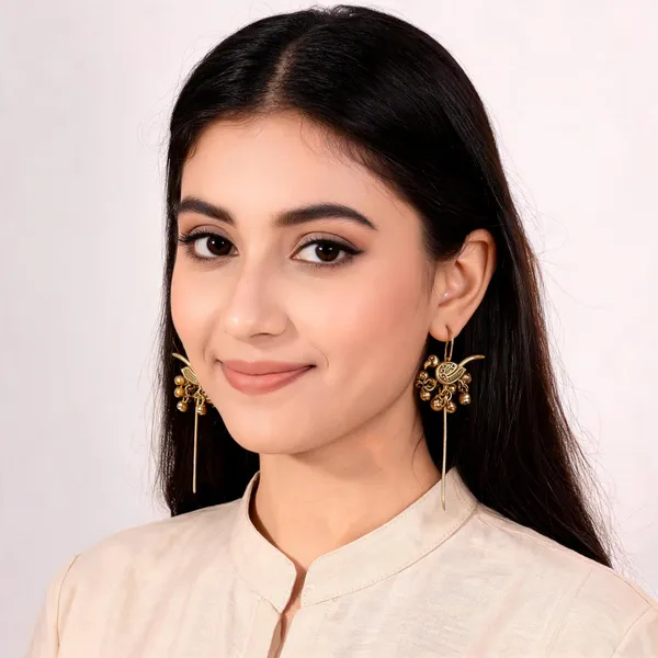 Gold_Metal_Earring_For_Women