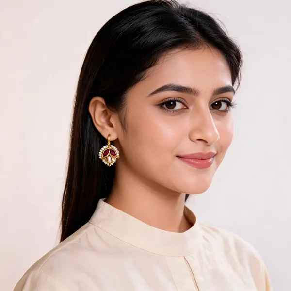 Gold_Metal_Earring_For_Women