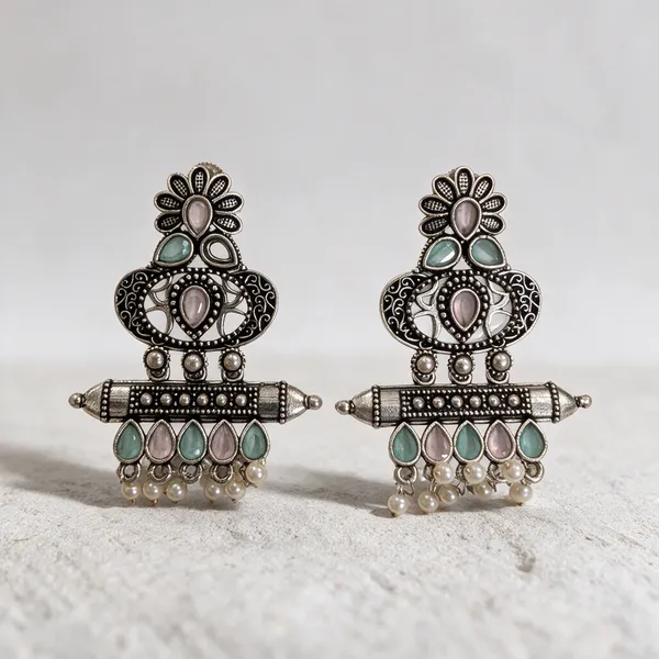 Silver_Metal_Earring_For_Women