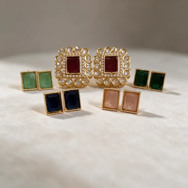 Multicolour_Metal_Earrings_For_Women