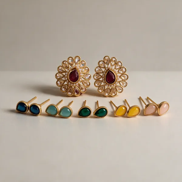 Multicolour_Metal_Earrings_For_Women