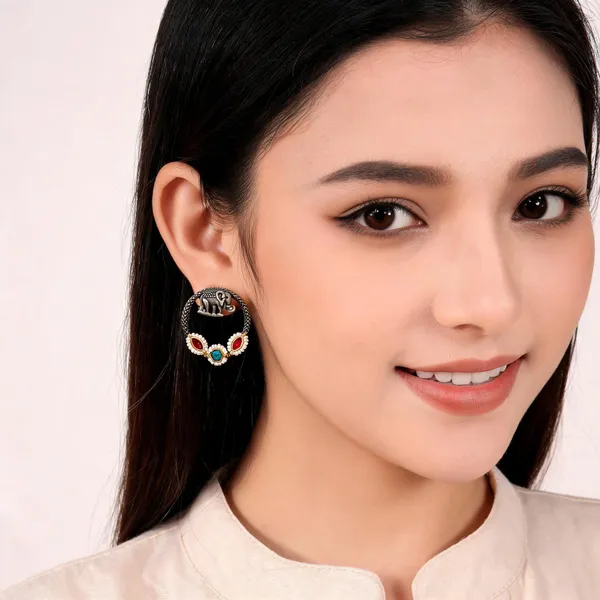 Silver_Metal_Earring_For_Women