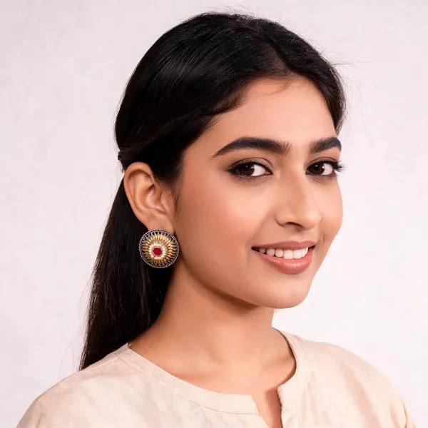 Gold_Metal_Earring_For_Women