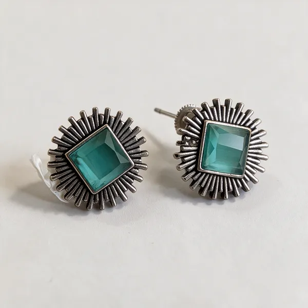 Mint_Green_Metal_Earring_For_Women