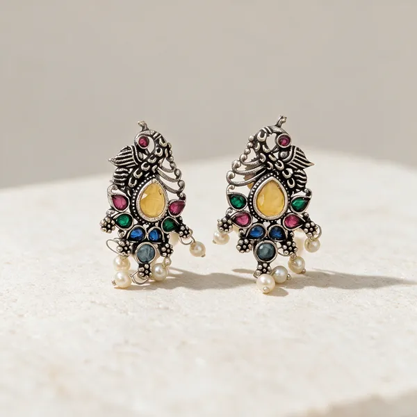 Silver_Metal_Earring_For_Women
