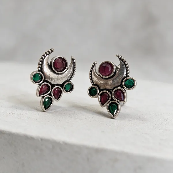 Silver_Metal_Earring_For_Women