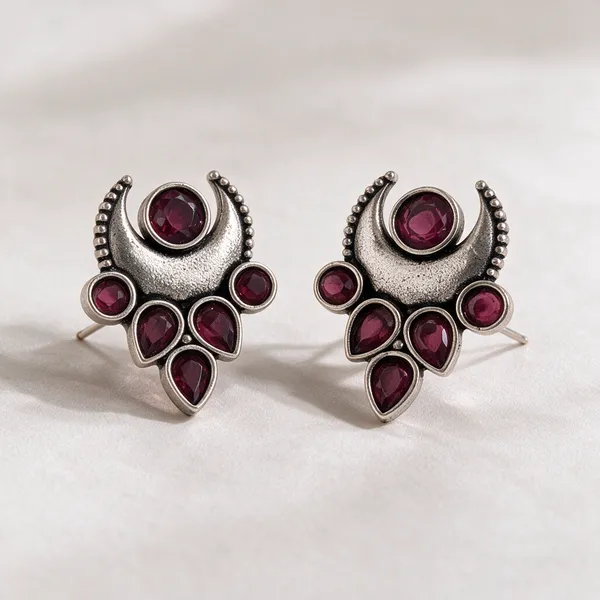 Silver_Metal_Earring_For_Women