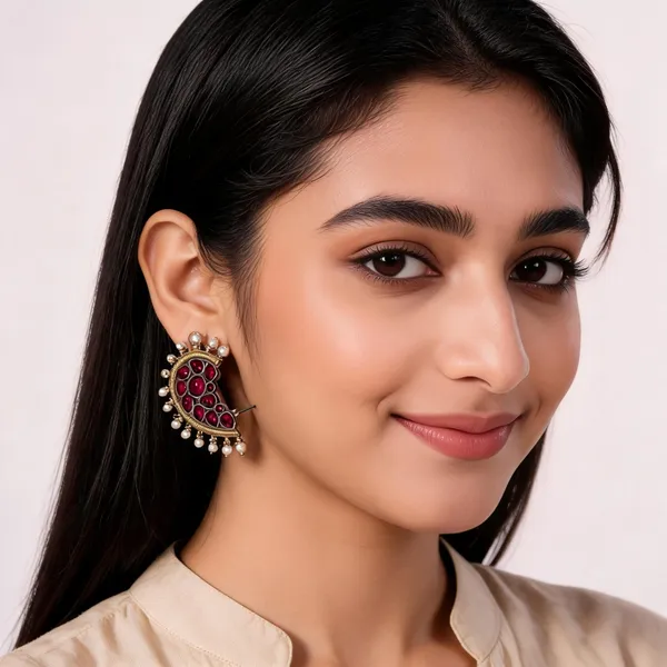 Gold_Metal_Earring_For_Women