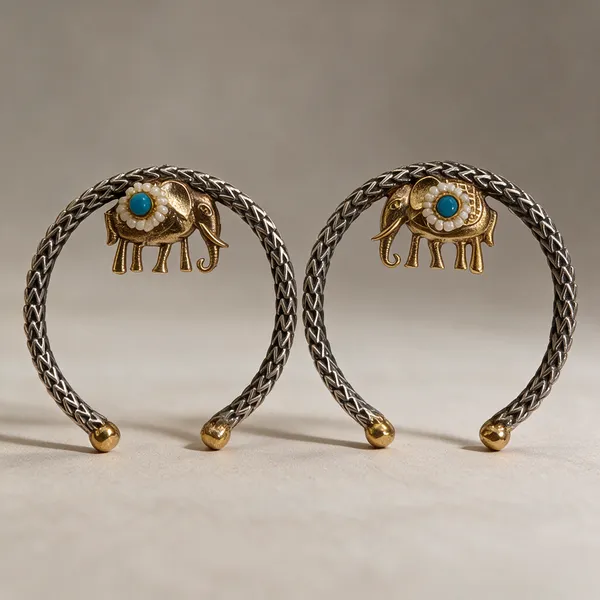 Silver_Metal_Earring_For_Women