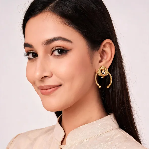 Gold_Metal_Earring_For_Women