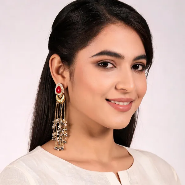 Gold_Metal_Kashmiri_Earrings_For_Women