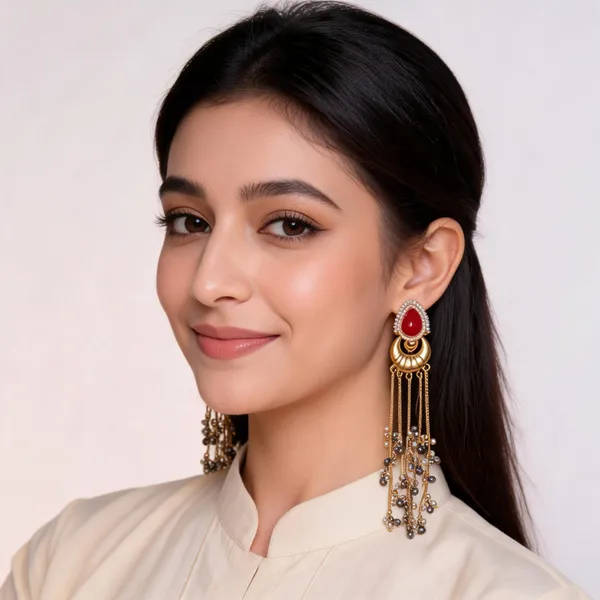 Gold_Metal_Kashmiri_Earrings_For_Women
