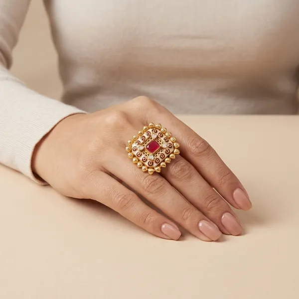 Gold_Metal_Ring_For_Women_Pack_Of_2