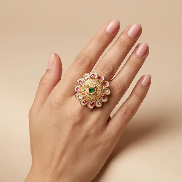 Gold_Metal_Ring_For_Women_Pack_Of_2