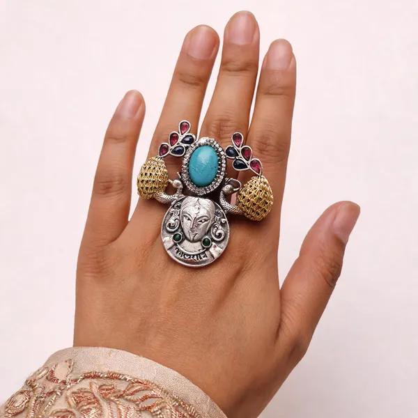 Multicolour_Metal_Ring_For_Women