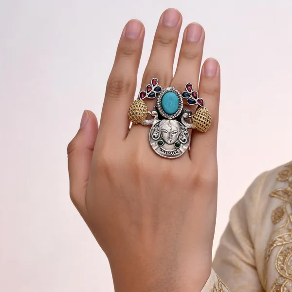 Multicolour_Metal_Ring_For_Women