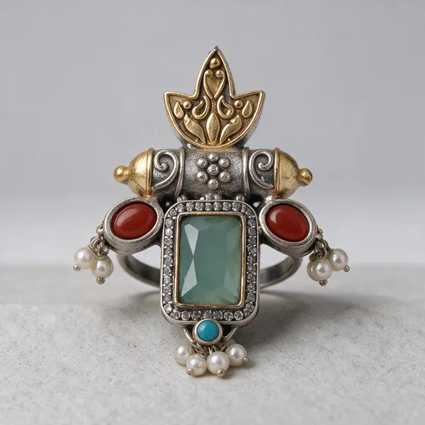 Multicolour_Metal_Ring_For_Women