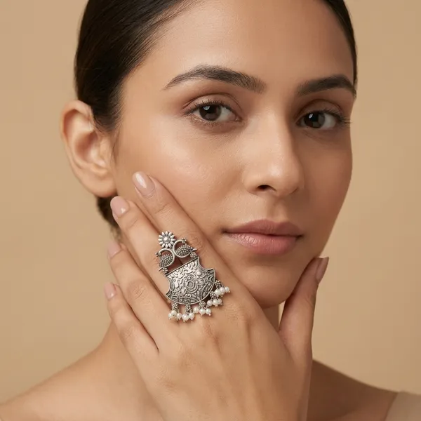 Silver_Metal_Ring_For_Women