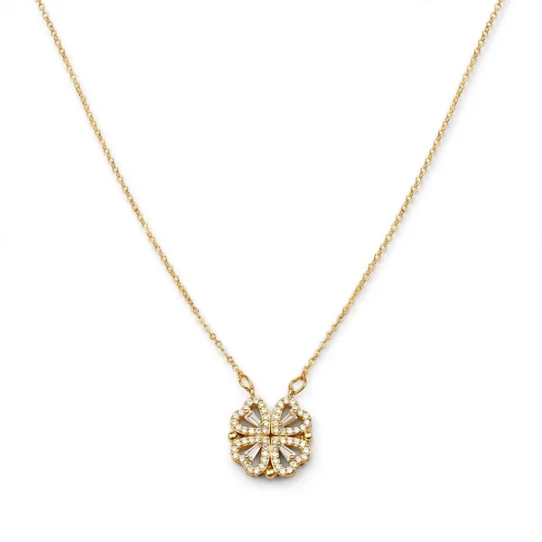 2-in-1_Magnetic_Necklace_-_Clover_&_4_Hearts
