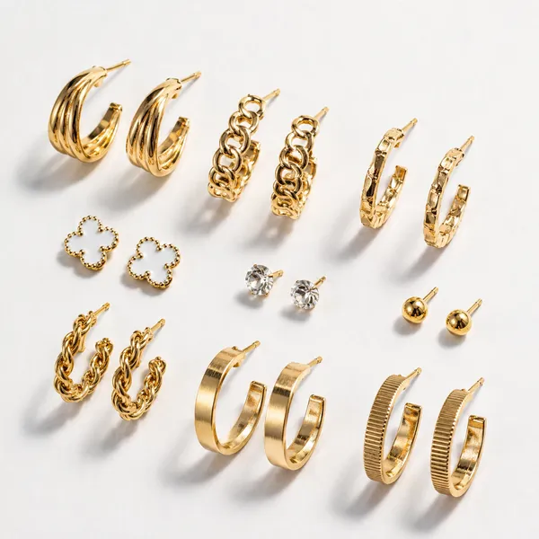 9-in-1_Daily_Gold_Hoop_Stack_Set