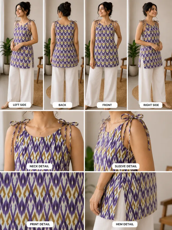 Purple_Cotton_Geometric_Print_Sleeveless_Tunic_Top_For_Women