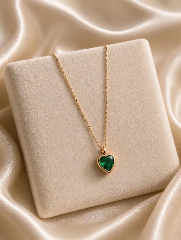 Emerald_Green_Heart_Pendant_Necklace_for_Women_-_Gold_Plated_Love_Heart_Chain