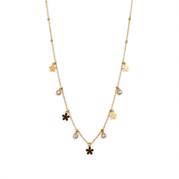 Multi_Flower_Charm_Necklace_-_The_Lucky_Clover_Chain_🍀